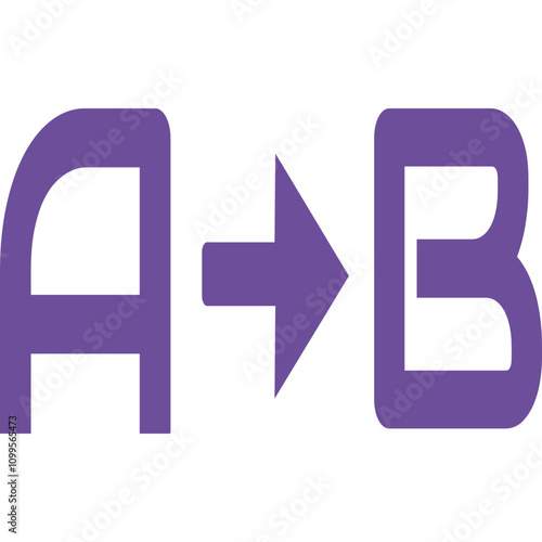 Preset ab icon logo design