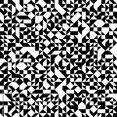 Abstract mosaic vector seamless background, tiling geometric pattern for wallpapers, wrapping paper or website backgrounds.