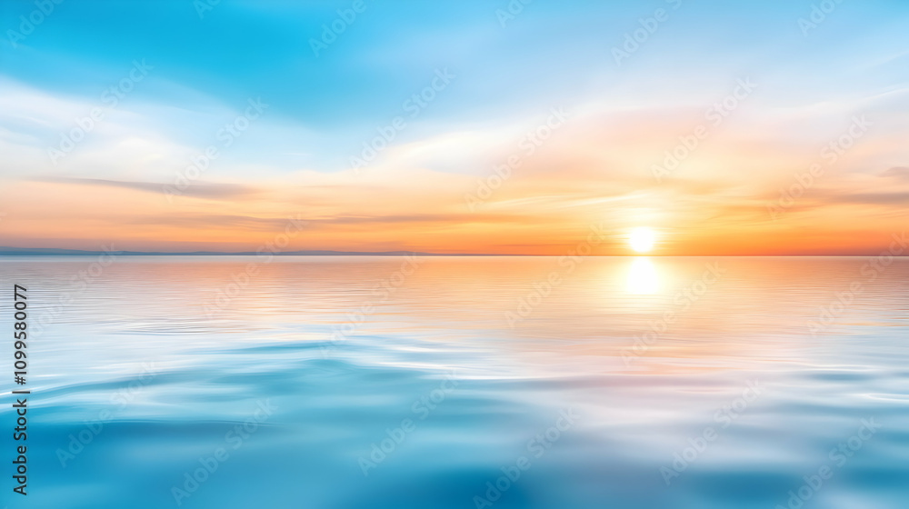 Obraz premium Sunset panorama