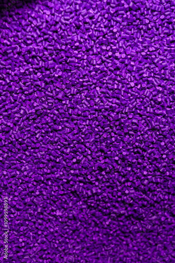 Fototapeta premium Masterbatch granules on a white background, this polymer is a colorant for products in the plastics industry