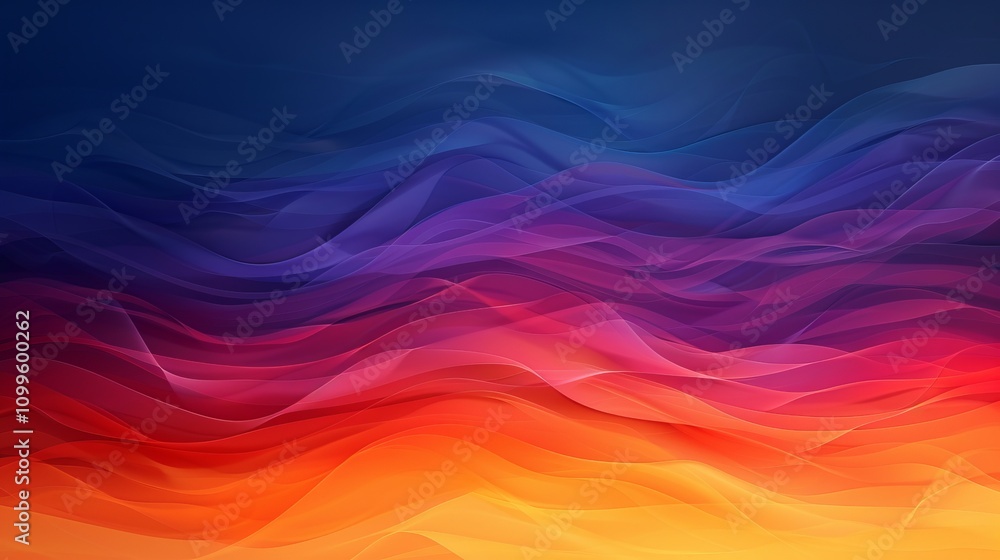 Obraz premium Colorful abstract wave pattern background