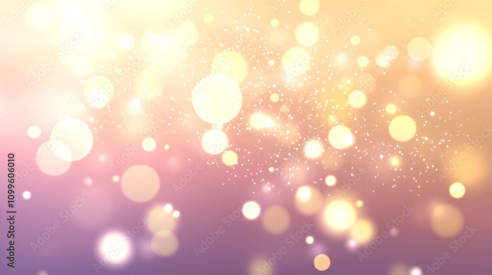 Obraz premium Beautiful Bokeh Background with Soft Pastel Colors