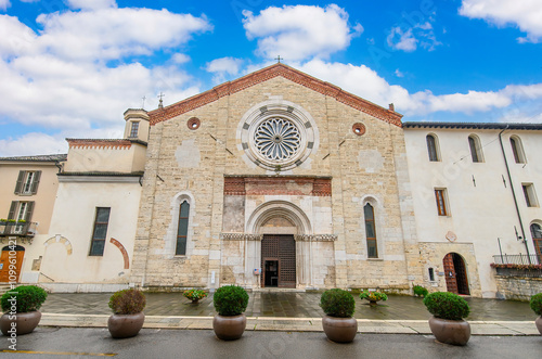 The church of San Francesco d`Assisi in Brescia, Italy photo