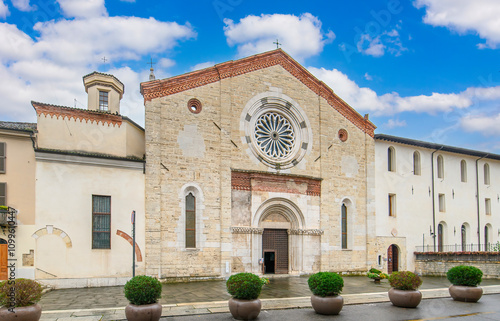 The church of San Francesco d`Assisi in Brescia, Italy photo