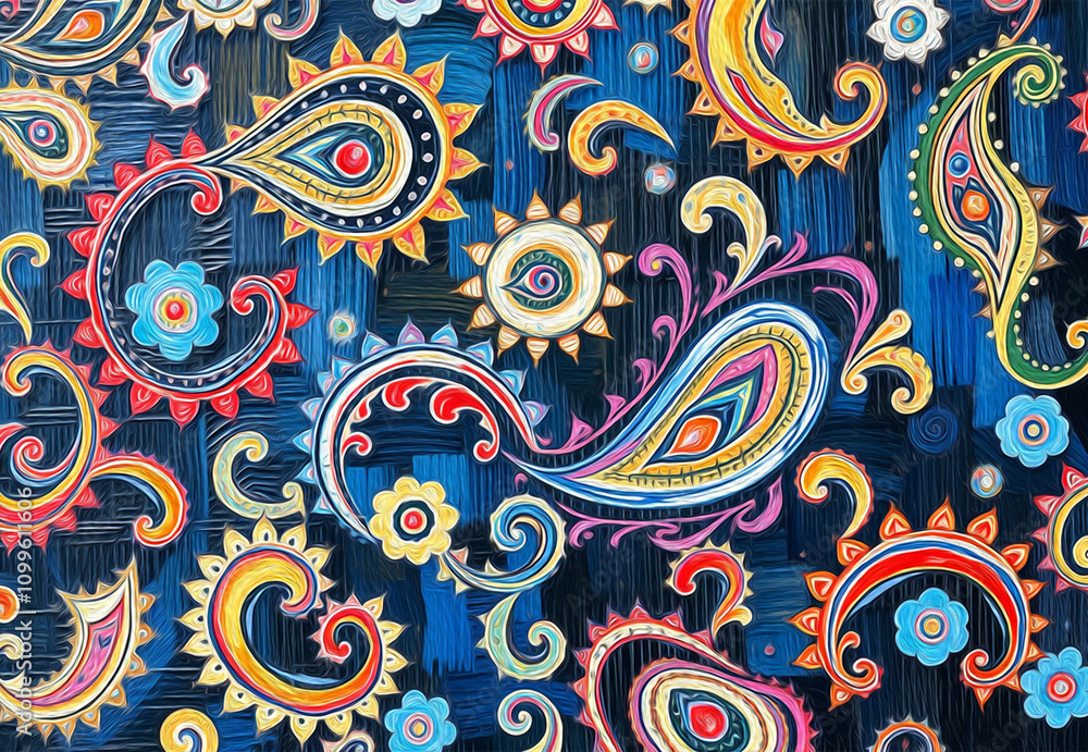 Fototapeta premium Pattern for fabrics, covers, leaflets, business cards, Happy Birthday cards, Wedding Invitations, for use in graphics