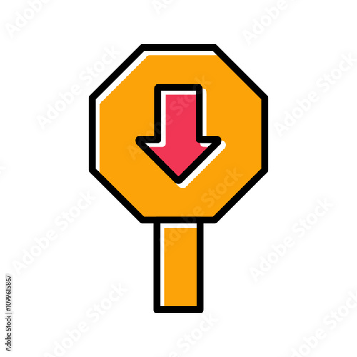 Down Arrow Vector Icon