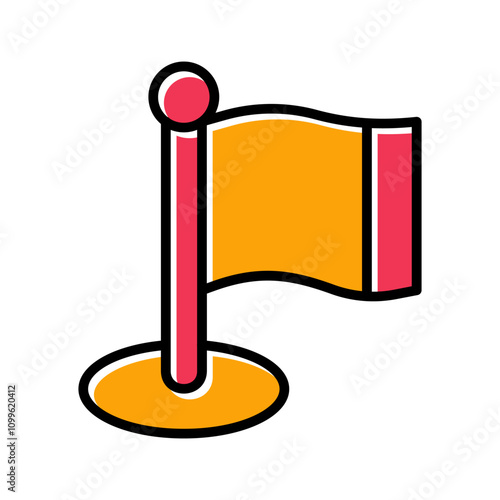 Flagpole Vector Icon