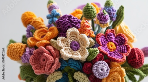 Wildflower Crochet Bouquet photo