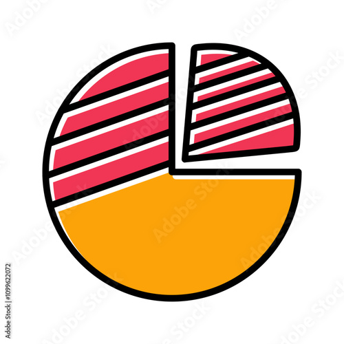 Pie Chart Vector Icon