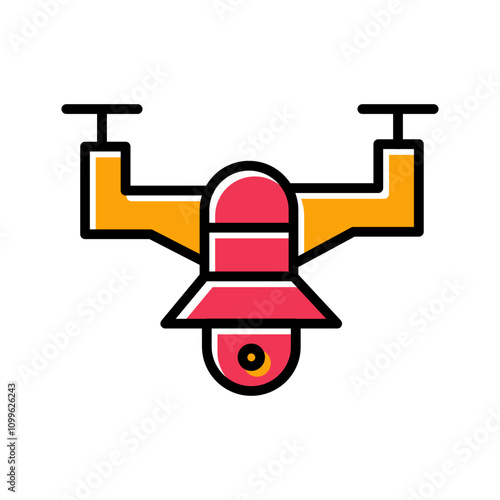 Drone Photography Vector Icon