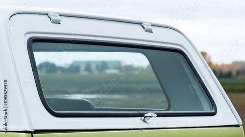 Rear window on a suv