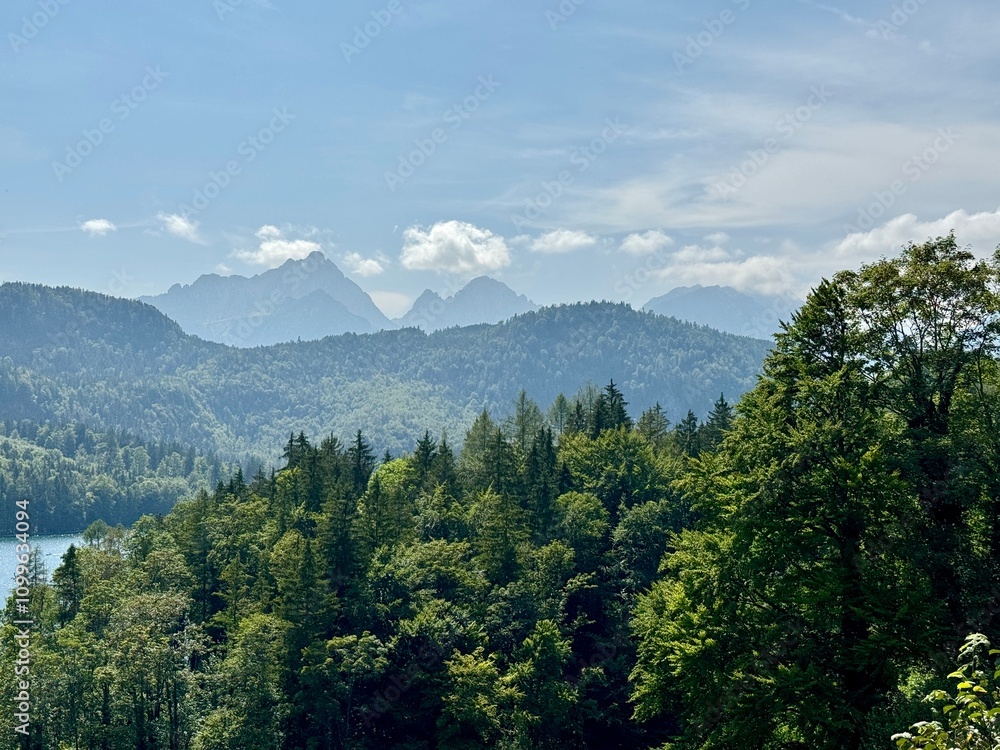 Obraz premium Alps mountains in the summer, Germany