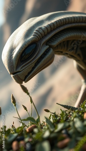 Macro Photography of Small Alien Creature in Alien World