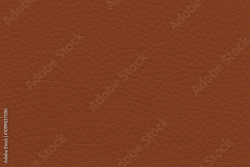 Close-up of rich rust-coloured leather texture with a subtle grain pattern