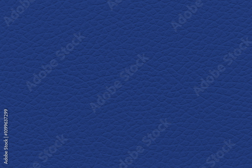 Canvas Print Close-up of vibrant ultramarine blue textured leather surface