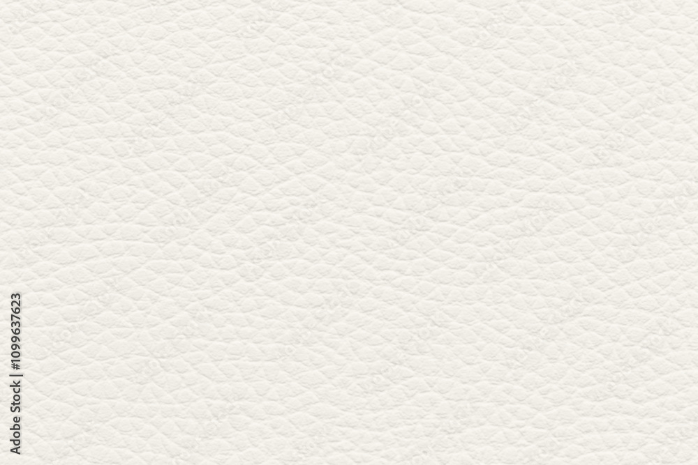 Fototapeta premium Close-up of white textured leather surface, smooth pattern