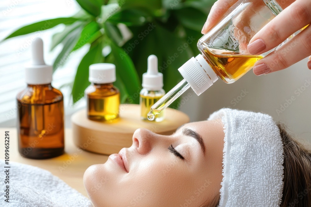 Fototapeta premium Essential Oils and Natural Remedies for Patient Wellness and Relaxation