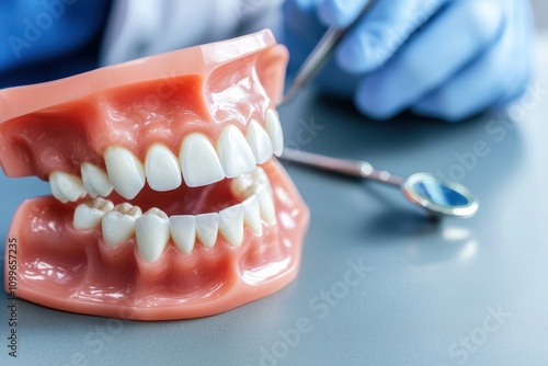 Dental Health Focus for Periodontal Check-up in Dental Clinic