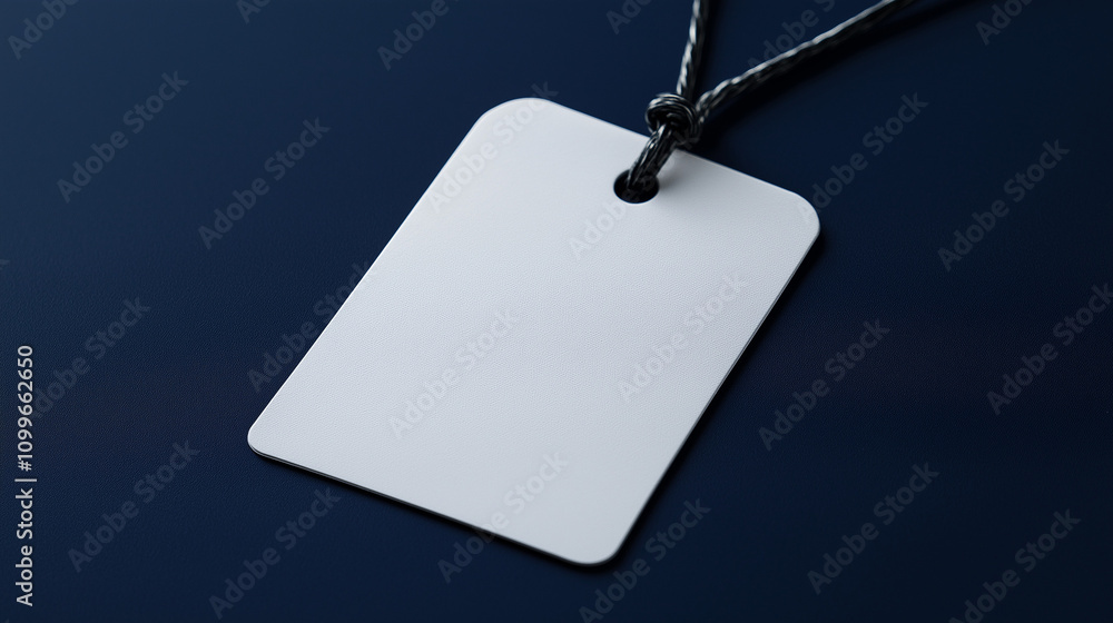 Fototapeta premium price tag, white label, empty paper label mockup