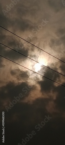 Eavning sunset nature view 