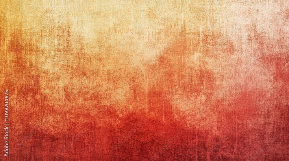 Fototapeta premium A smooth gradient background transitioning from warm oranges to deep reds, featuring subtle textures that create a warm, inviting atmosphere perfect for various applications