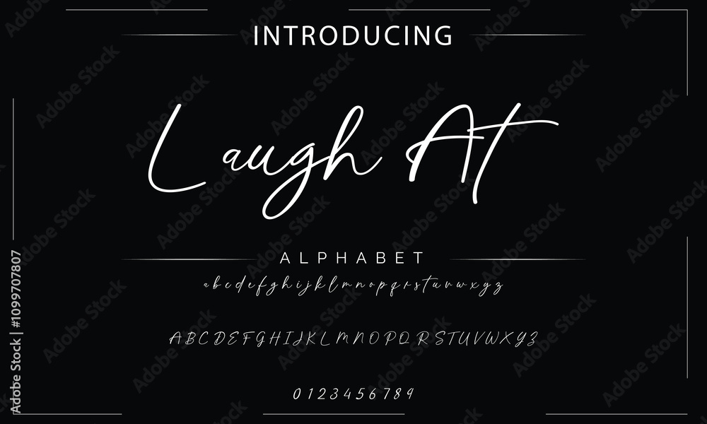 Obraz premium Hand drawn typeface. Handwritten script alphabet isolated on white background. Handmade alphabet for your designs logo, posters, invitations, cards, etc.