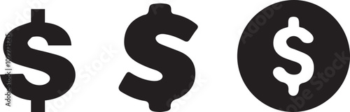 dollar icon design 
