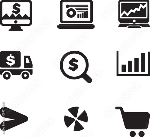 business icon style art