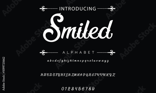 Trendy Old School tattoo vintage type font vector template. Traditional tattoo and rock style font. Tattoo Alphabet. Hipster style type font for tattoo studio and barbershop or pub design