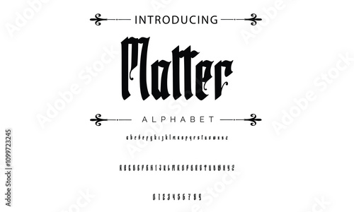 Busied Vintage tattoo font. Font for the tattoo studio logos, alcohol branding, and many others in retro style.
