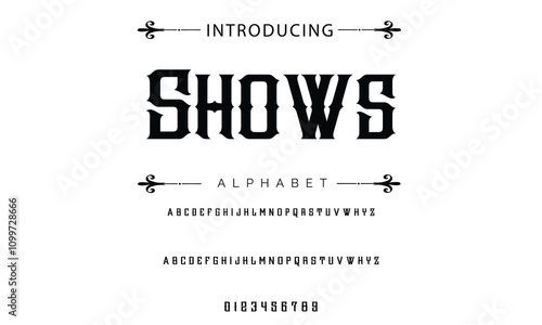 Busied Vintage tattoo font. Font for the tattoo studio logos, alcohol branding, and many others in retro style.