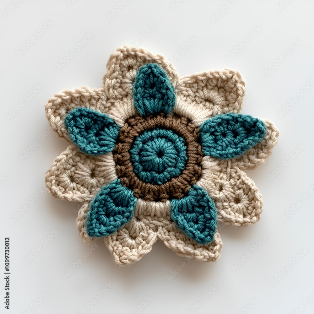 a beautiful woven made flower a beautiful woven made flower