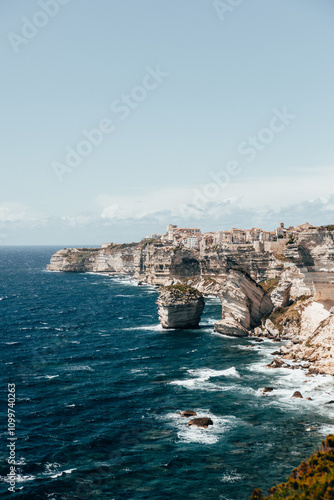 cliffs and sea