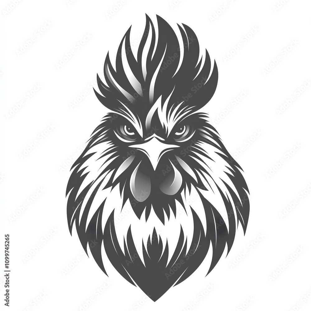 Fototapeta premium roaster illustration