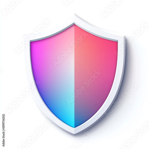 Free Download A colorful shield icon representing protection and security in a modern design. - GFXLoad