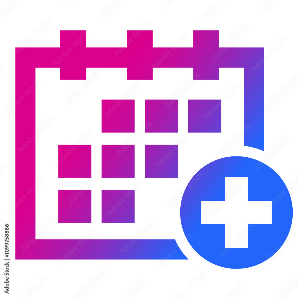 Obraz premium medical appointment, schedule icon