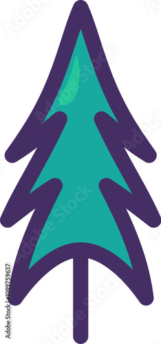 World practice of wastepaper processing concept icon. Recycling of waste paper and cardboard idea semi flat illustration. Conserve forests and nature, planting trees and reducing carbon emissions.