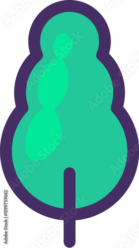 World practice of wastepaper processing concept icon. Recycling of waste paper and cardboard idea semi flat illustration. Conserve forests and nature, planting trees and reducing carbon emissions.