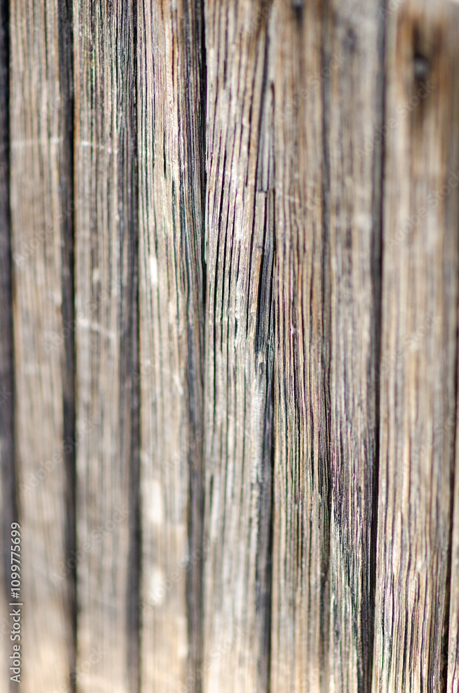 Obraz premium Close up image of an old tiled wooden board