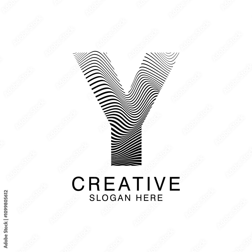 Unique Modern Creative elegant letter Y logo Abstract template Design. Premium Monogram Vector