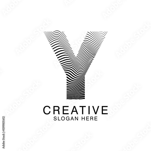 Obraz na płótnie Unique Modern Creative elegant letter Y logo Abstract template Design. Premium Monogram Vector w salonie