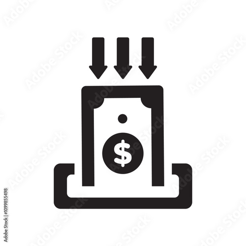 deposit money icon 