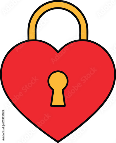 Heartshaped padlock, love lock, romance, Valentines Day, symbol, security, affection, relationship, 