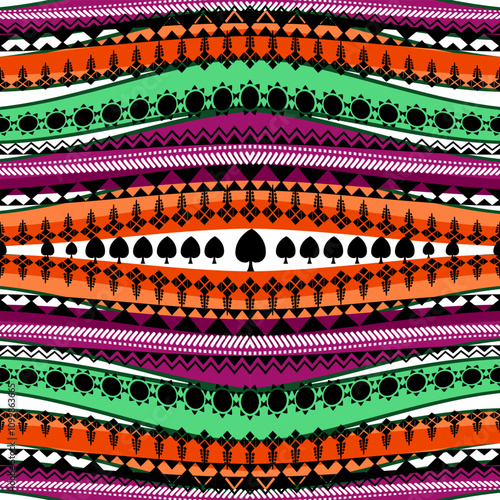 Stunning geometric background.contemporary tribal style seamless pattern.pattern ethnic graphic design print.Henna Mandala.Tribal African Inspired Pattern.carpet,wallpaper,wrapping,embroidery style