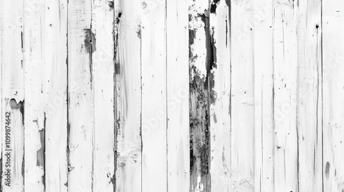 Weathered white wood planks create a rustic backdrop. photo