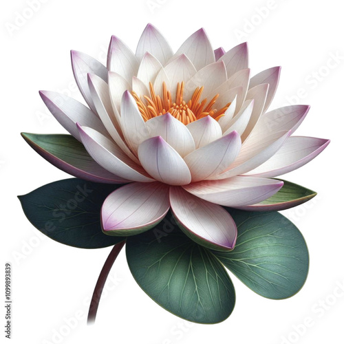 pink water lily