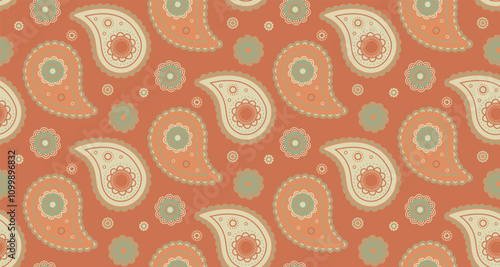Design scrap as plant canvas. Paisley ornate of flat art. Calligraphic effortless to page herbal.