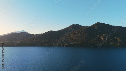 Wallpaper Mural Sunrise at the Andes in Llanquihue Lake  Torontodigital.ca