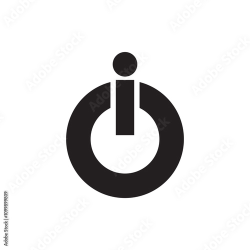 power man icon logo design