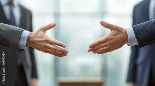 Mediation session with a professional facilitating conflict resolution between two colleagues in a workplace setting